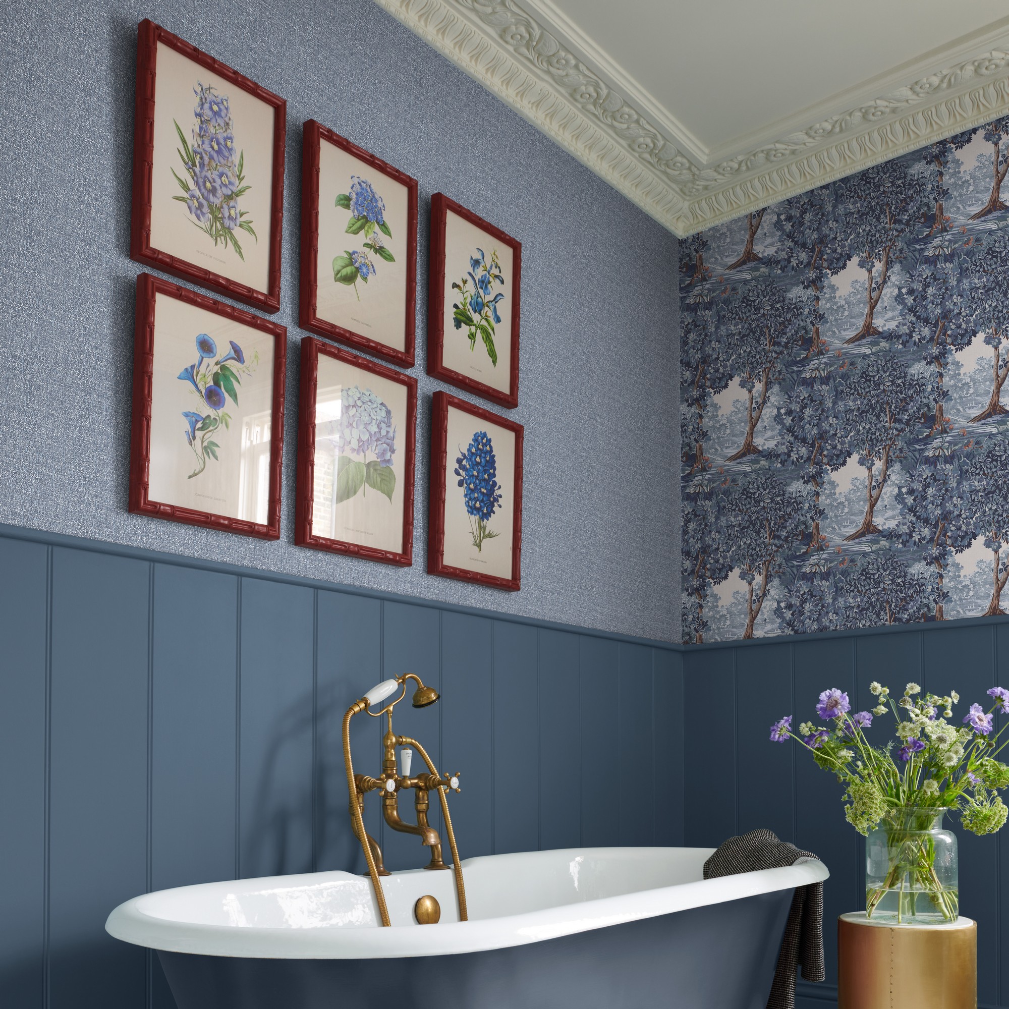 Albion Texture Wallpaper 127906 By Graham Brown In Blue